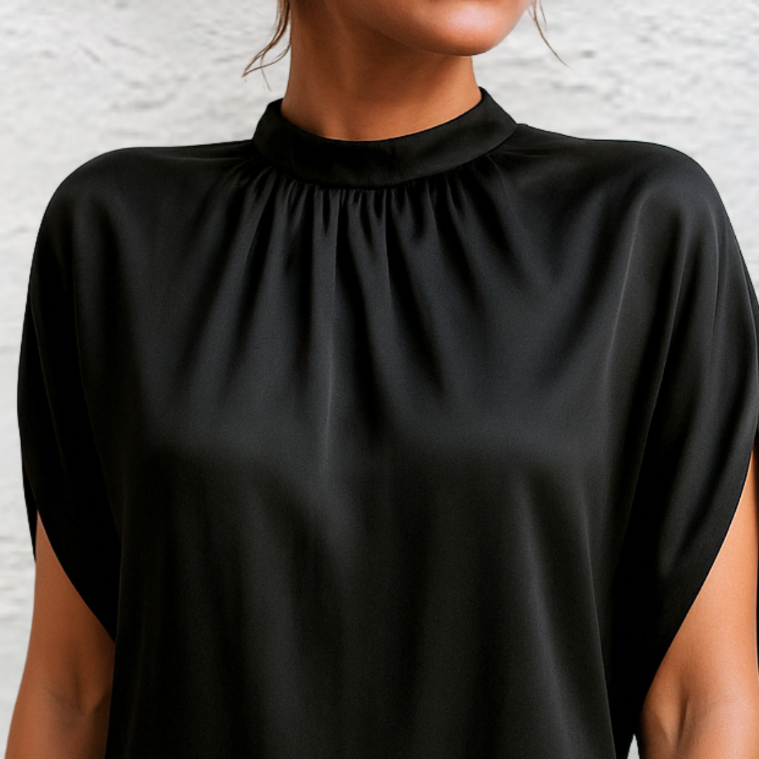 ZAVENA | Corte recto, tejido plano, vestido