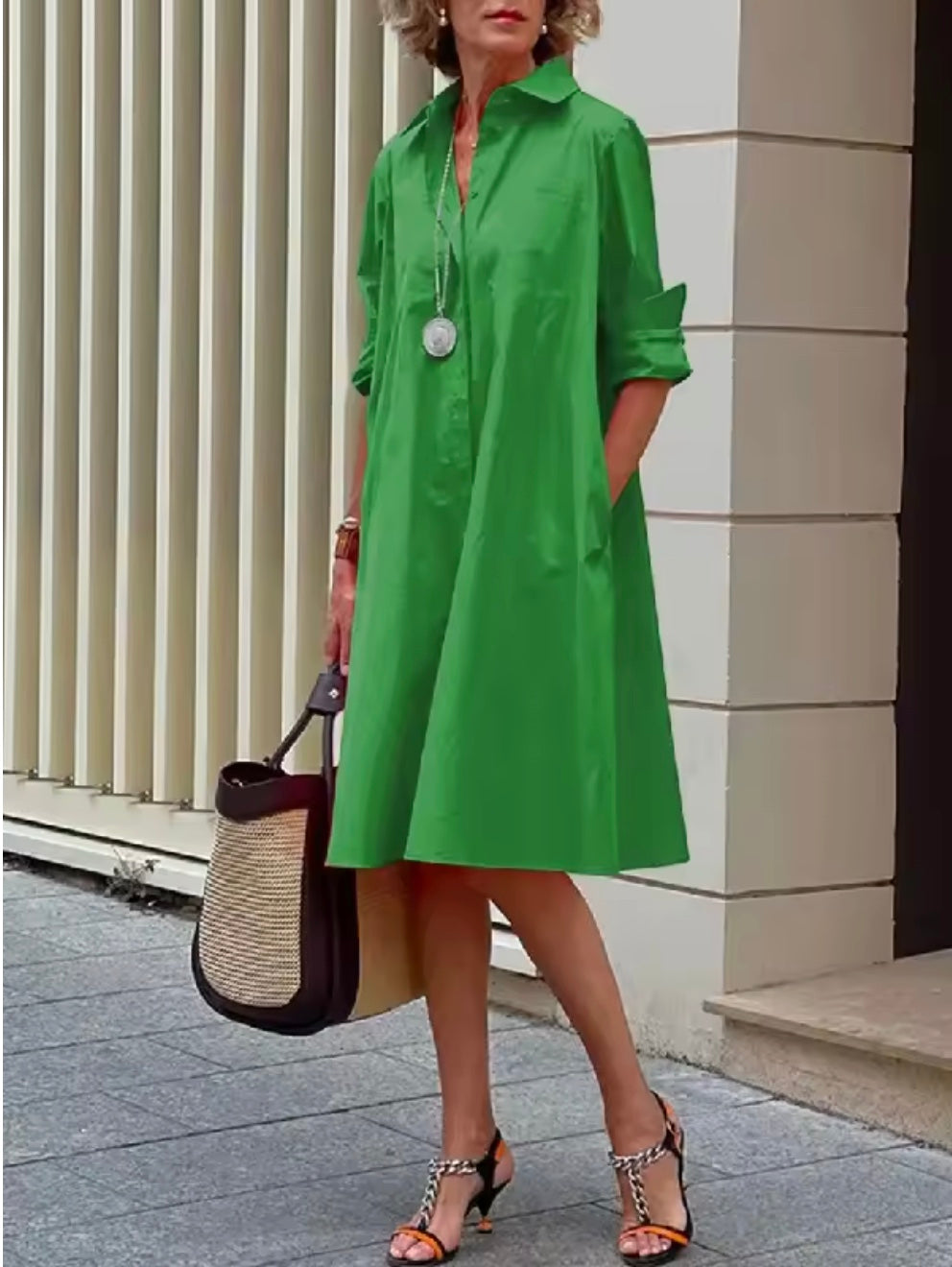 MIREVI | Vestido acampanado