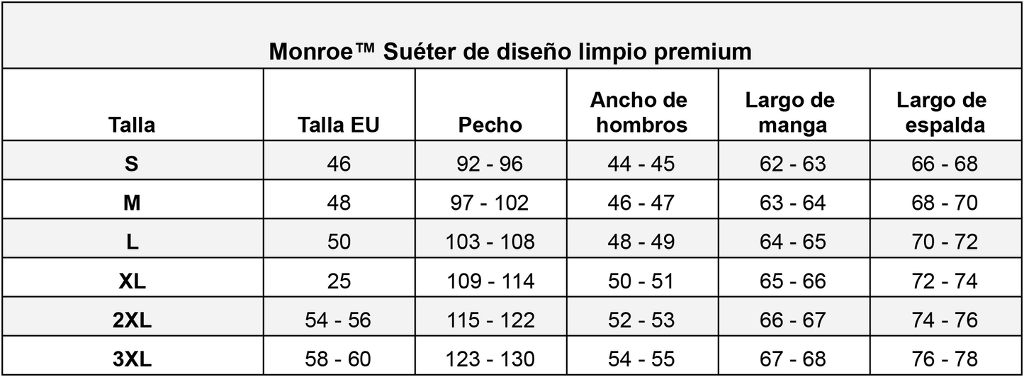 MONROE | Suéter de diseño limpio premium
