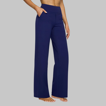 RYLENA | Tiro alto, tejido elástico, pantalones