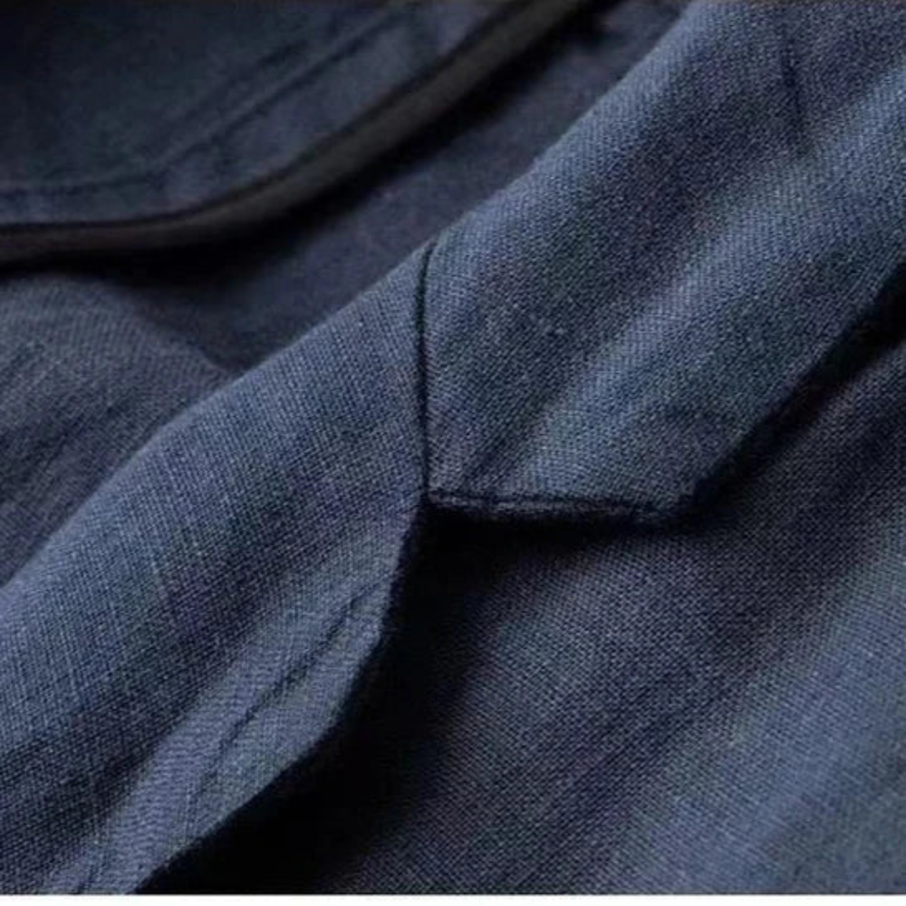 MONTIERO | Conjunto de lino cómodo y transpirable para hombre