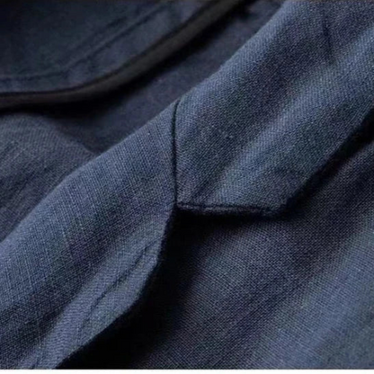 MONTIERO | Conjunto de lino cómodo y transpirable para hombre