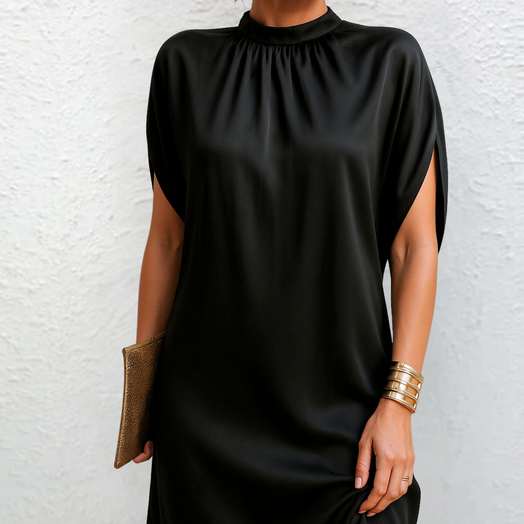 ZAVENA | Corte recto, tejido plano, vestido