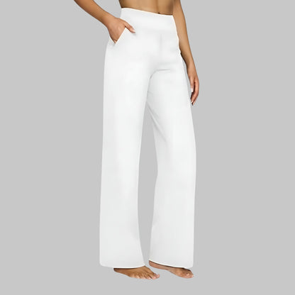 RYLENA | Tiro alto, tejido elástico, pantalones