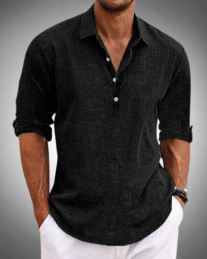 MIRELZO |  Camisa Clásica de Algodón Premium Elegante