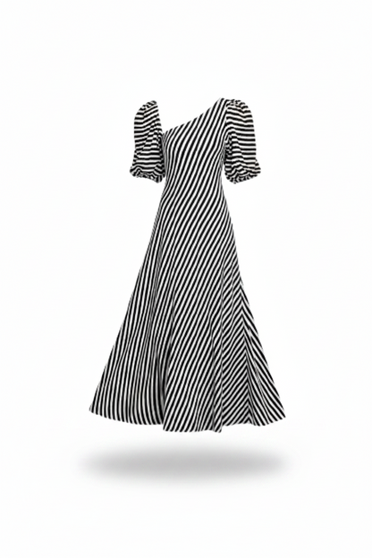 AVYRA |  Vestido maxi con hombros descubiertos
