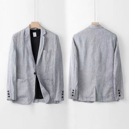 MONTIERO | Conjunto de lino cómodo y transpirable para hombre