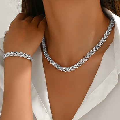 IVESSIA | Set Artesanal Colgante Cola de Pez y Pulsera