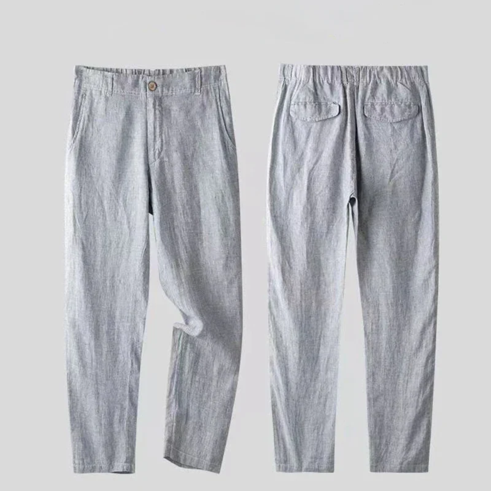 MONTIERO | Conjunto de lino cómodo y transpirable para hombre