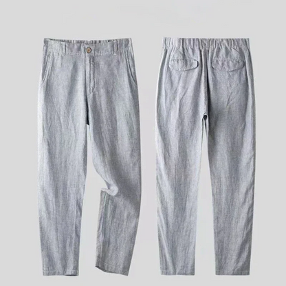 MONTIERO | Conjunto de lino cómodo y transpirable para hombre