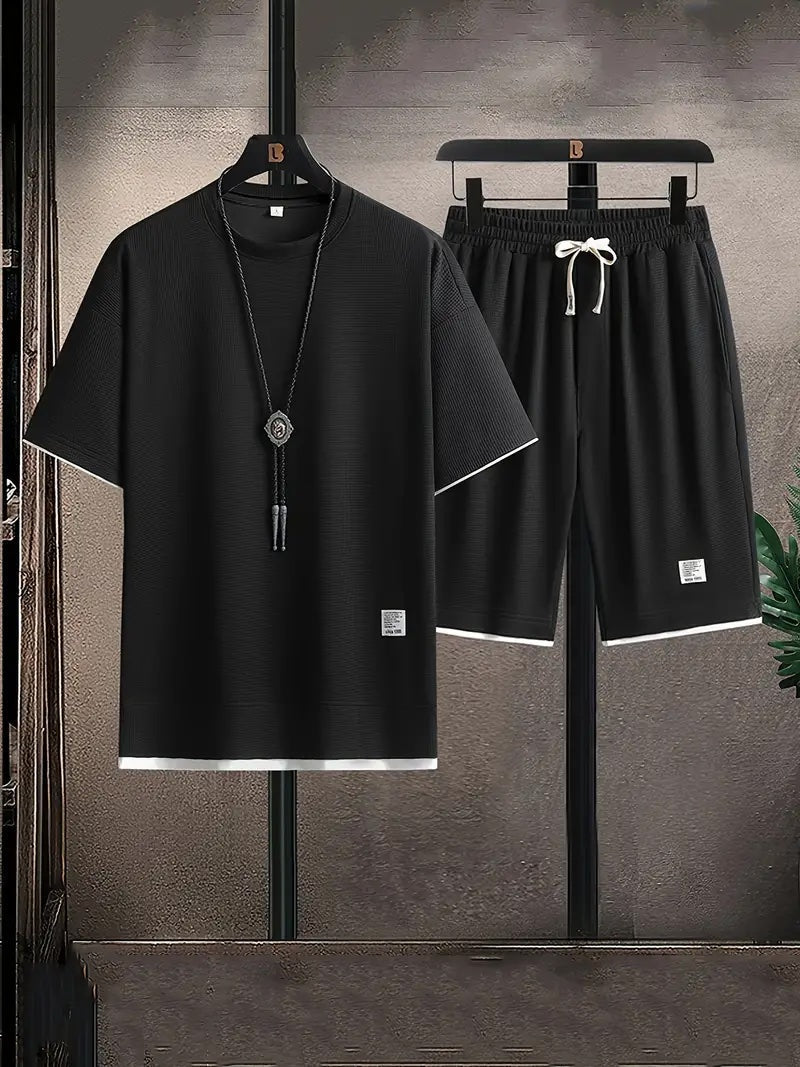 NERAVICO | Conjunto de Lounge de Tejido Waffle