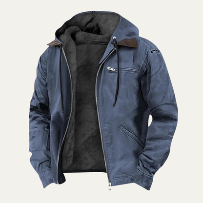 ALTIERIE | Chaqueta moderna con capucha y forro térmico para hombre
