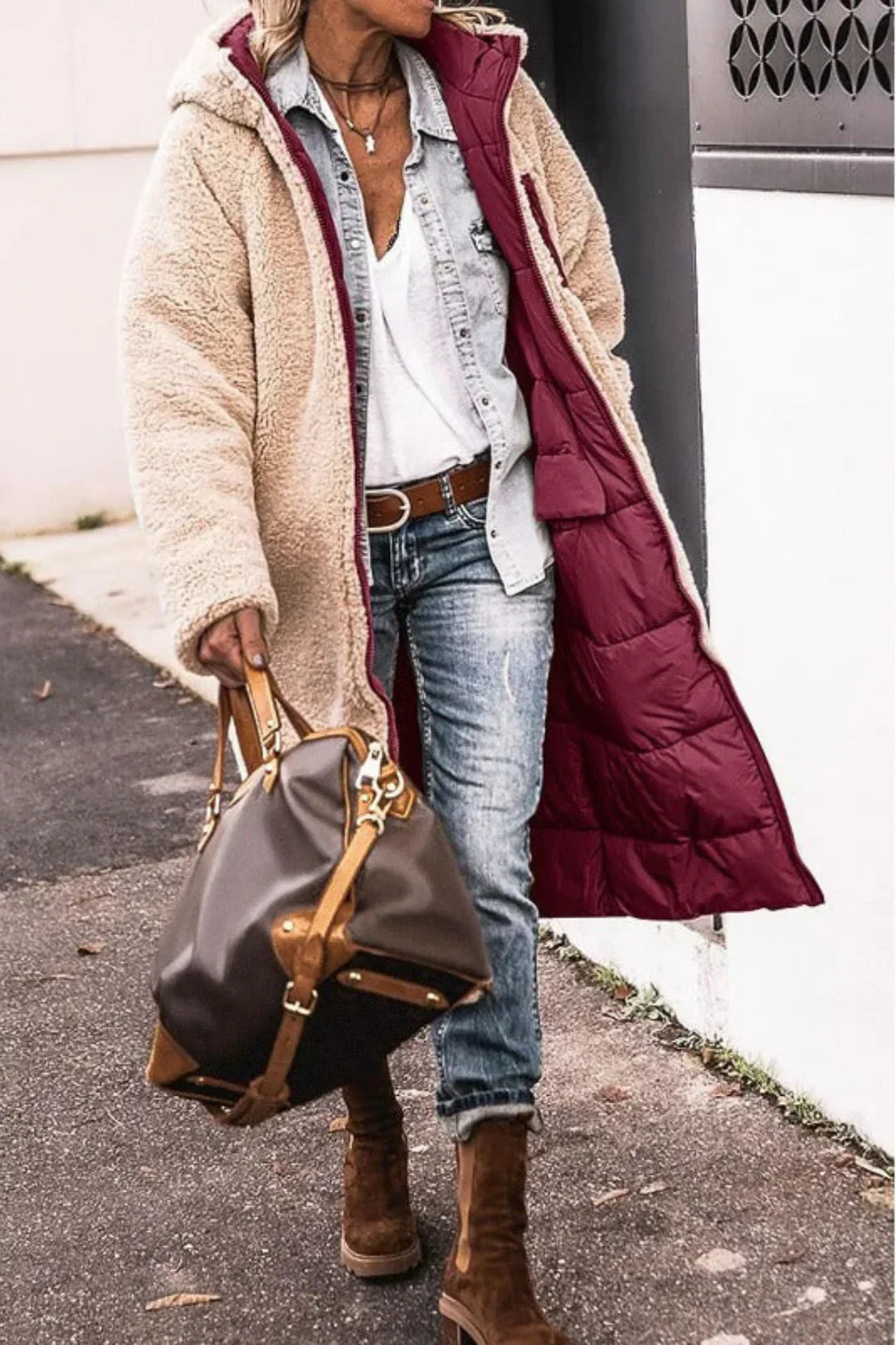 PARÉVIA | Chaqueta Reversible Doble Estilo