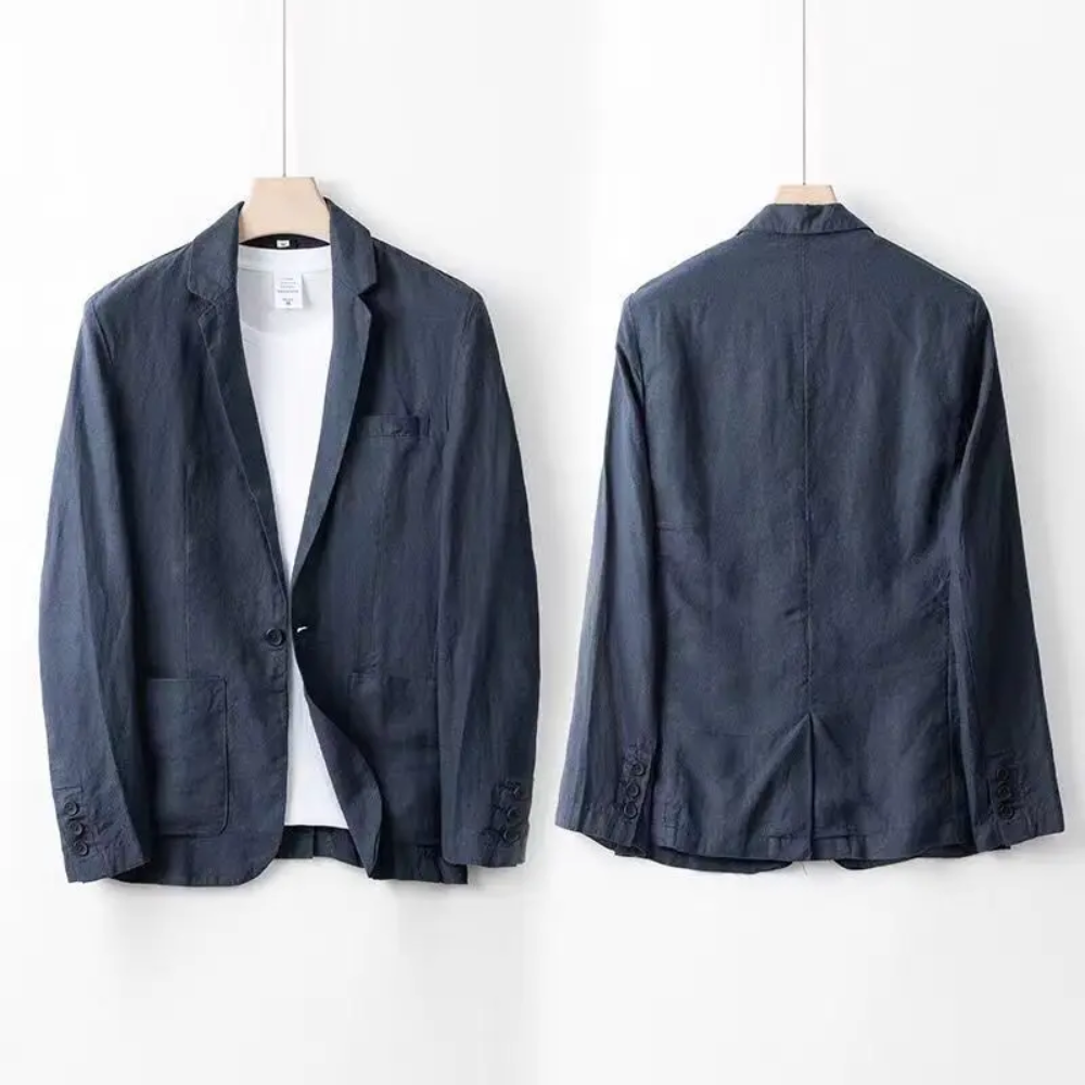 MONTIERO | Conjunto de lino cómodo y transpirable para hombre