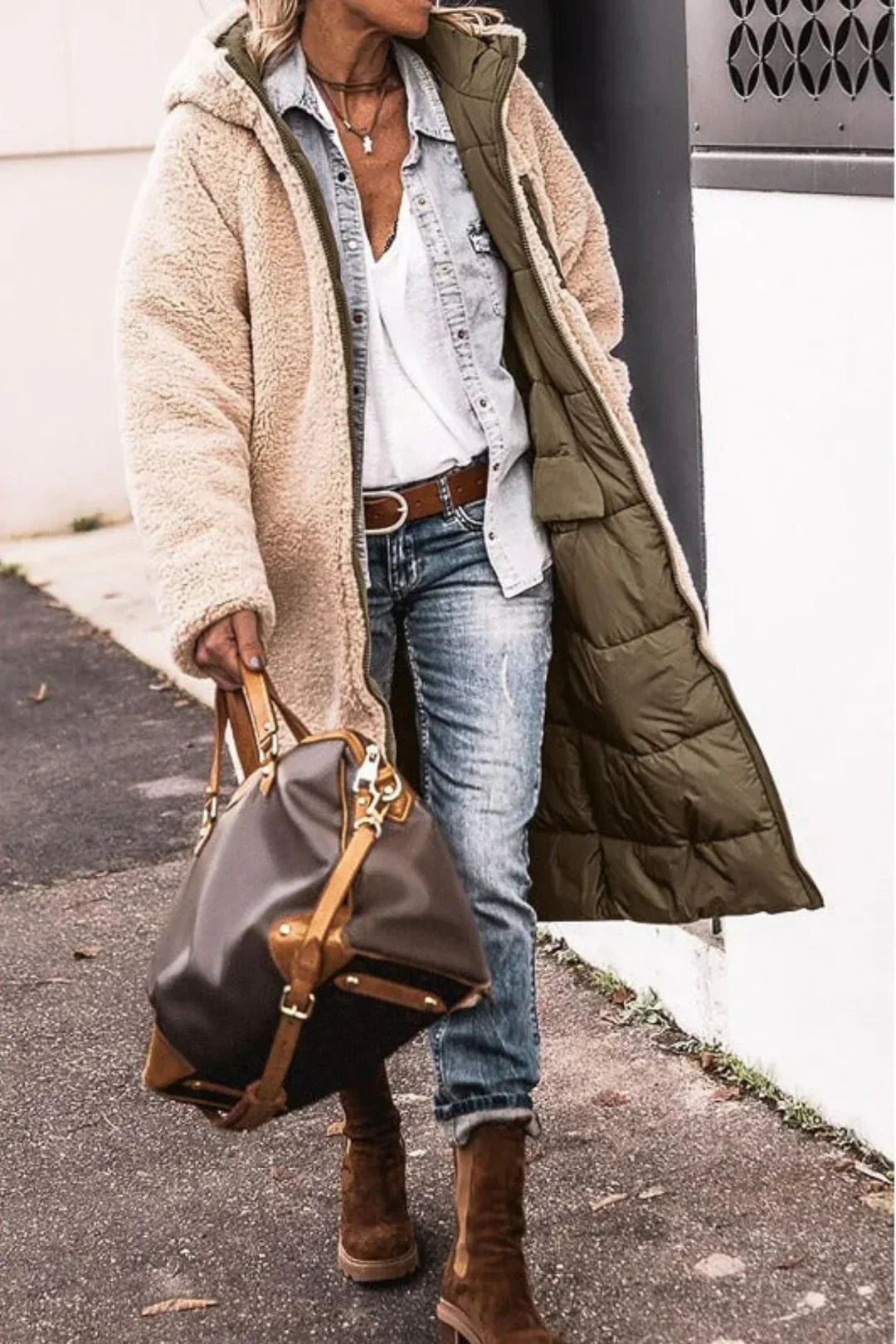 PARÉVIA | Chaqueta Reversible Doble Estilo
