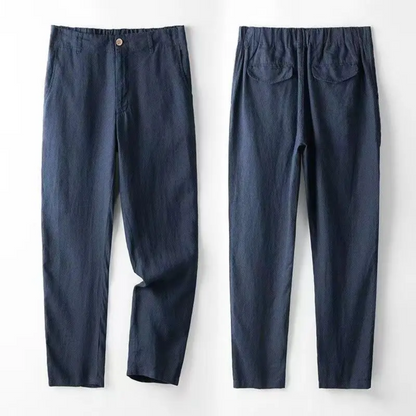 MONTIERO | Conjunto de lino cómodo y transpirable para hombre