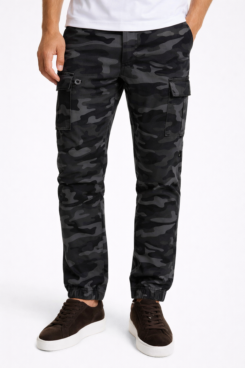 JORVEX | Pantalón cargo de camuflaje para hombre estilo urbano