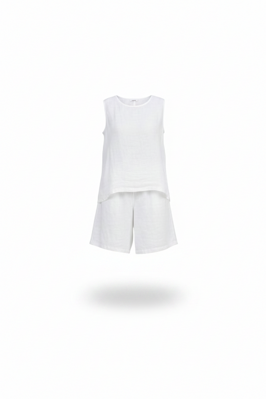 ZELANI | Conjunto de top sin mangas y shorts