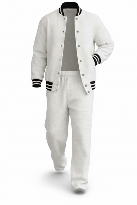 DEMERIO | Conjunto elegante de chaqueta y pantalón a rayas