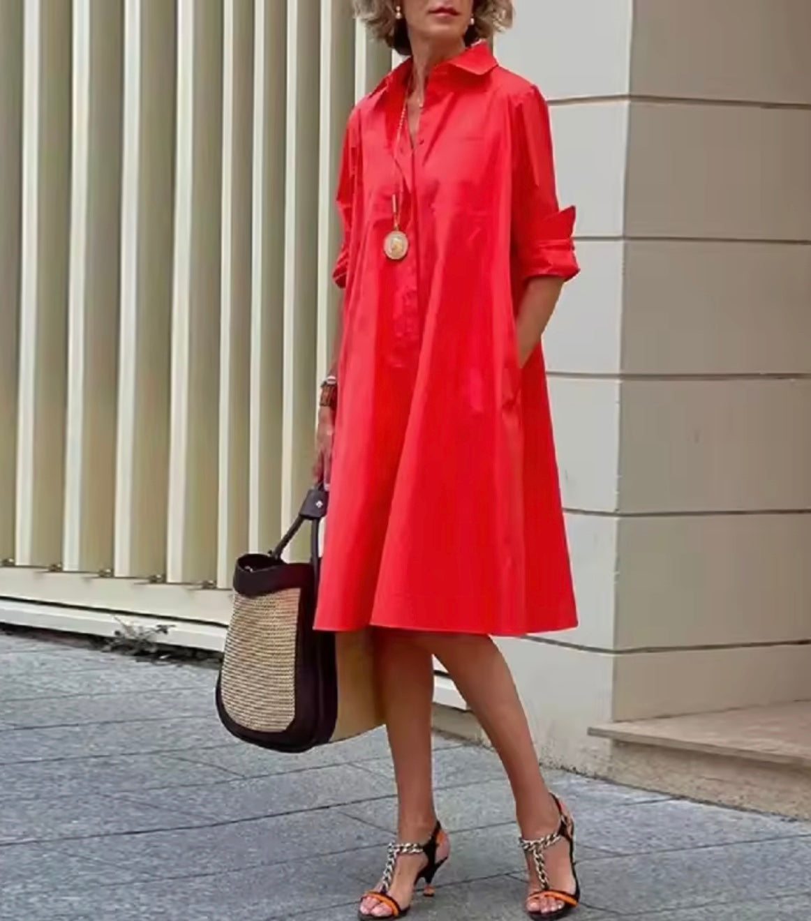MIREVI | Vestido acampanado