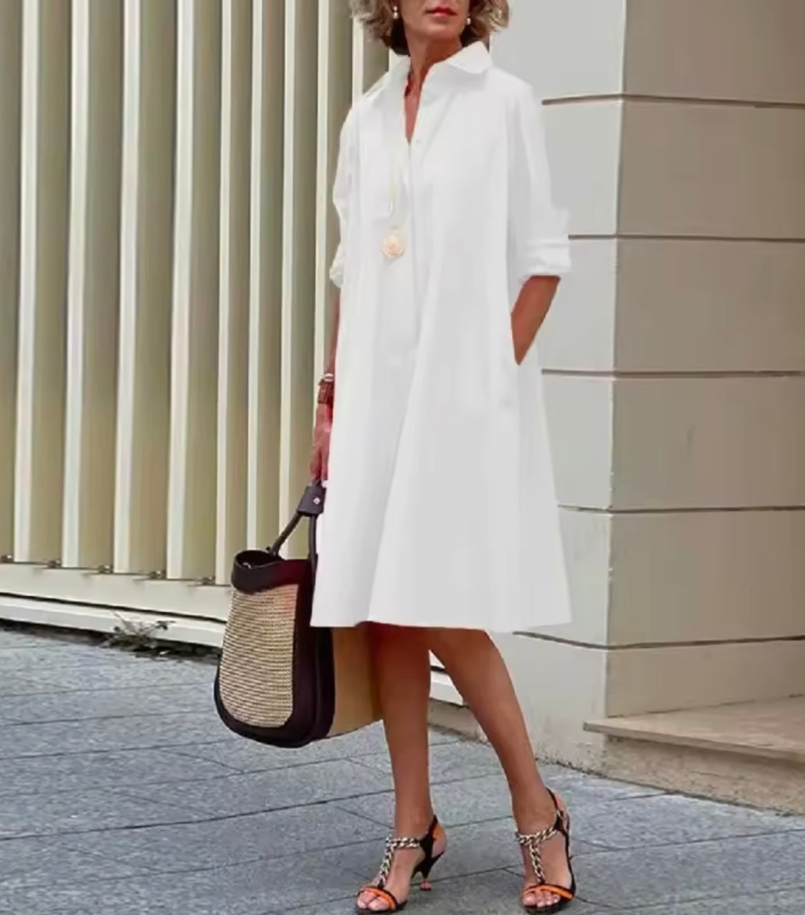 MIREVI | Vestido acampanado