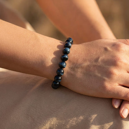 TALIA |  Pulsera "Ángel Guardián" en Ojo de Halcón