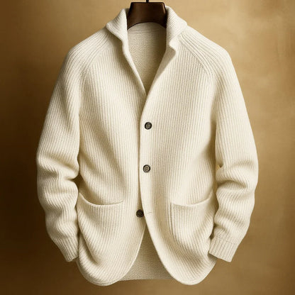 CORDANO | Cárdigan Atemporal de Lana para Hombre