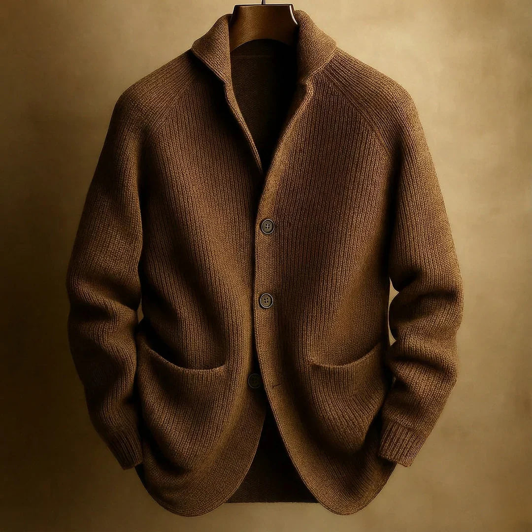 CORDANO | Cárdigan Atemporal de Lana para Hombre