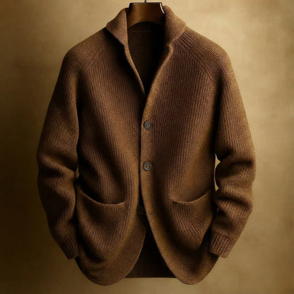 CORDANO | Cárdigan Atemporal de Lana para Hombre