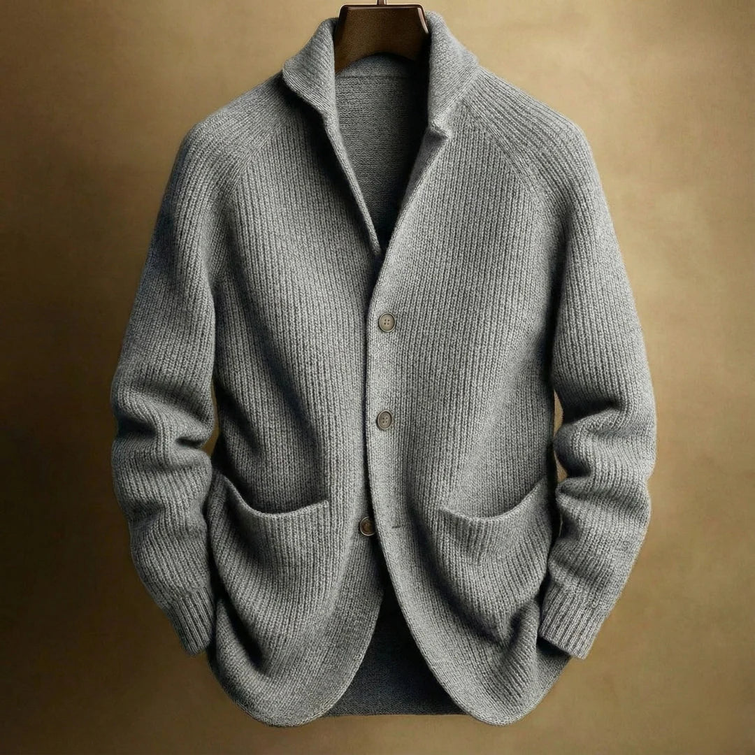 CORDANO | Cárdigan Atemporal de Lana para Hombre