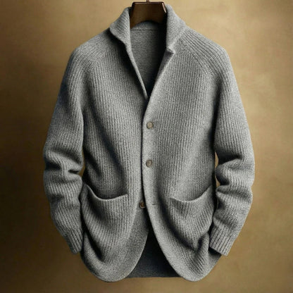CORDANO | Cárdigan Atemporal de Lana para Hombre