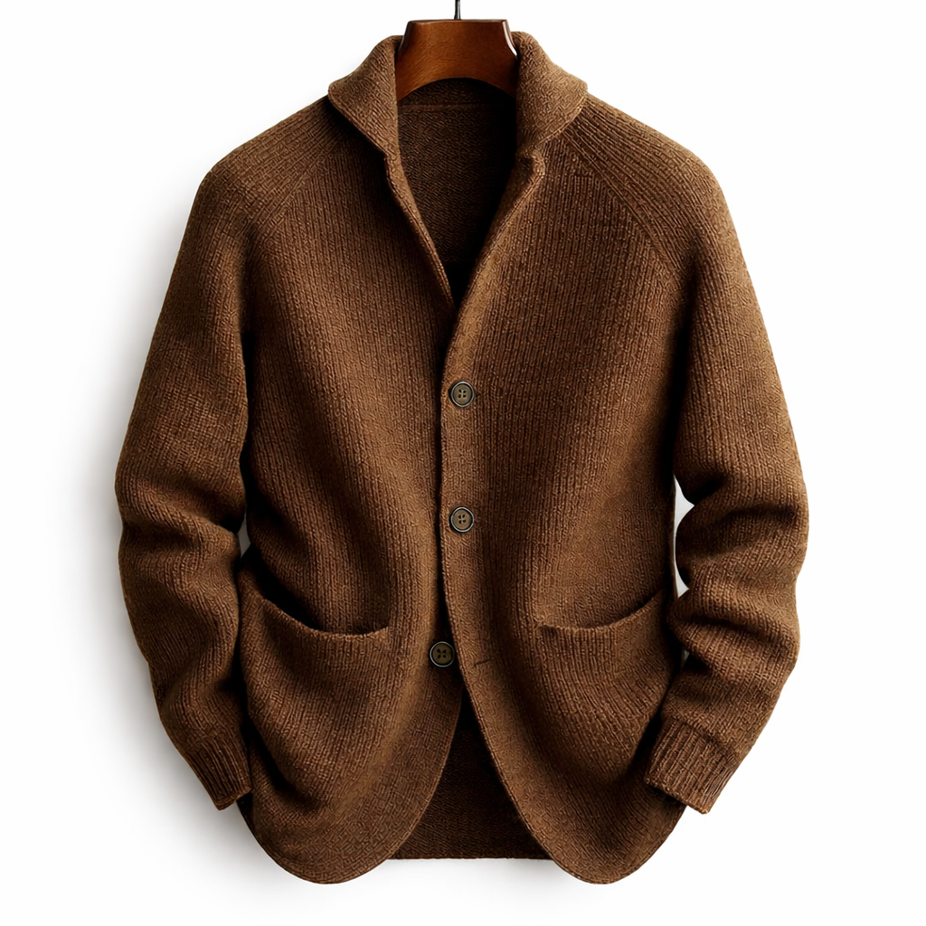 CORDANO | Cárdigan Atemporal de Lana para Hombre