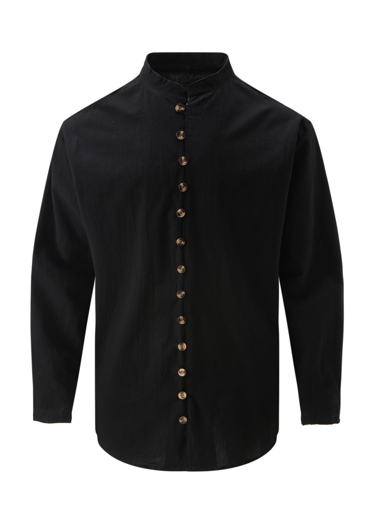 HAVIRON | Camisa Retro para Hombre de Manga Larga y Corte Suelto