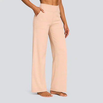RYLENA | Tiro alto, tejido elástico, pantalones