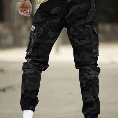 JORVEX | Pantalón cargo de camuflaje para hombre estilo urbano