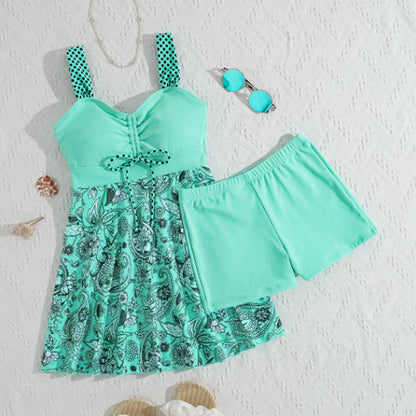 SABLE | Traje de Baño de Dos Piezas con Tirantes y Shorts Separables